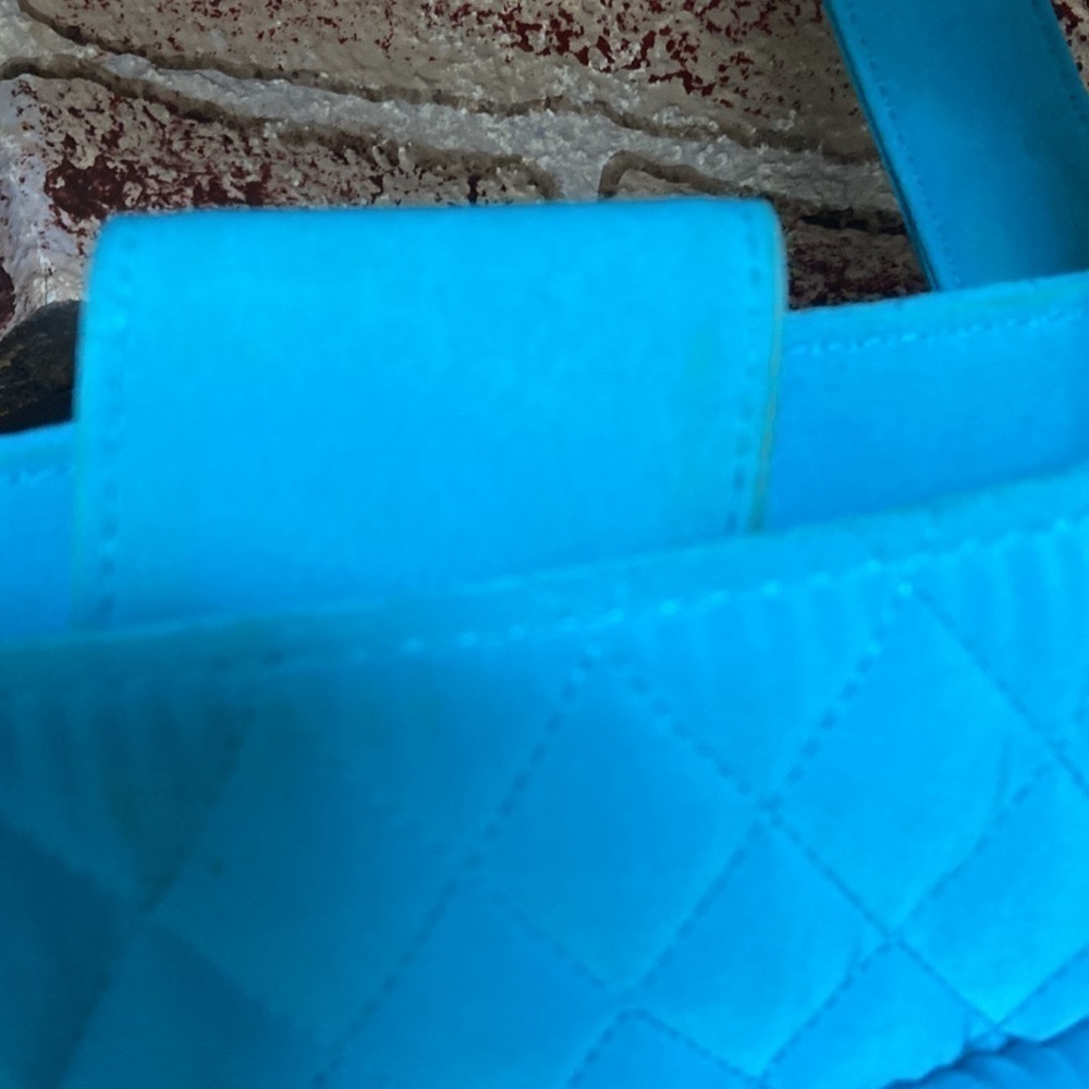 Teal Vera Bradley shoulder bag 2 straps - Picture 3 of 6
